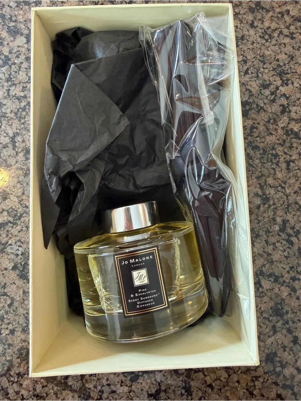 Jo Malone Yellow Reed Diffuser with Black Accents